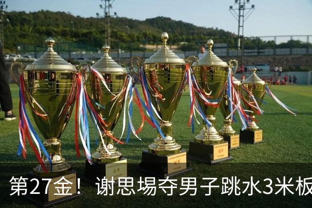 第27金！谢思埸夺男子跳水3米板金牌王宗源摘银